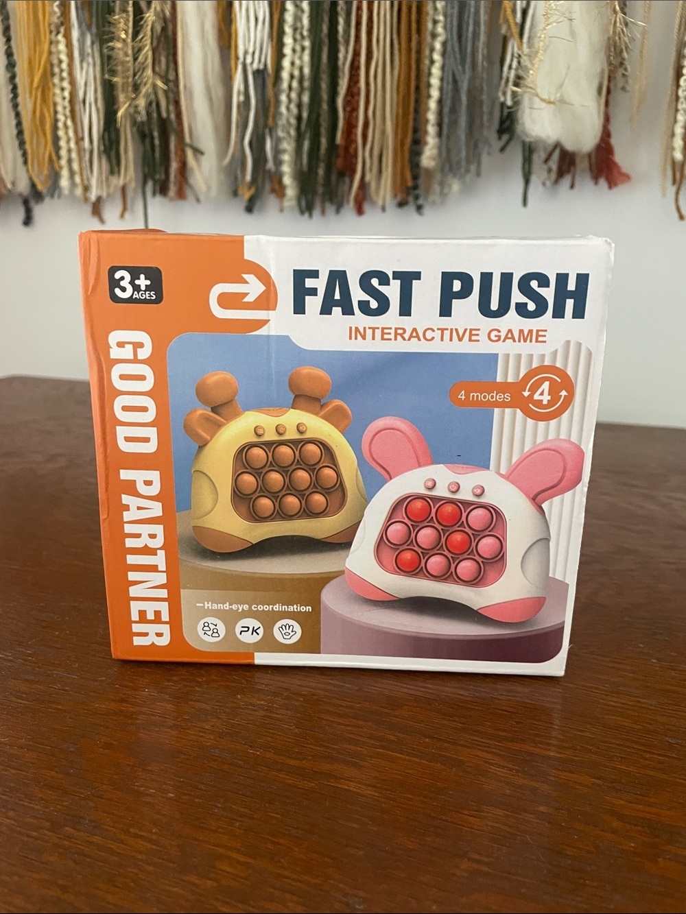 Fast Push Interactive Game - Pop Bubble Kids Toy new in box ages 3 plus